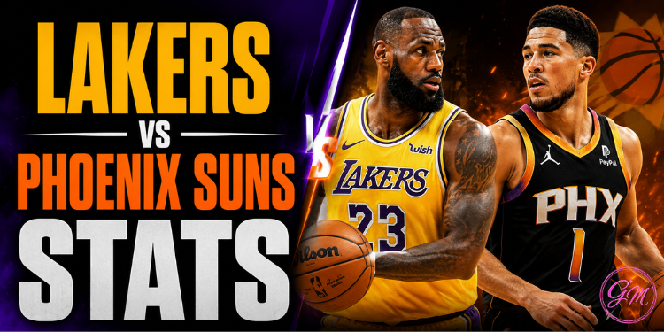 lakers vs phoenix suns stats