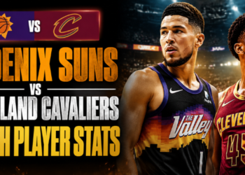 phoenix suns vs cleveland cavaliers match player stats