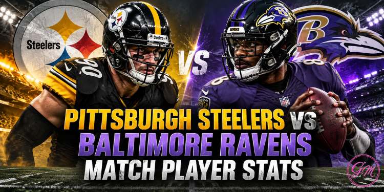 pittsburgh steelers vs baltimore ravens match player stats