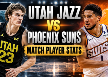 utah jazz vs phoenix suns match player stats