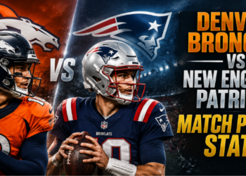 denver broncos vs new england patriots match player stats