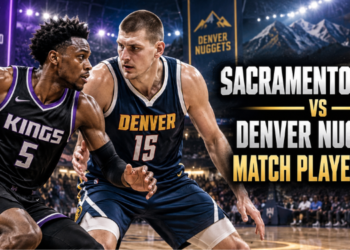 sacramento kings vs denver nuggets match player stats