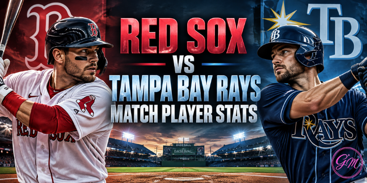 red sox vs tampa bay rays match player stats