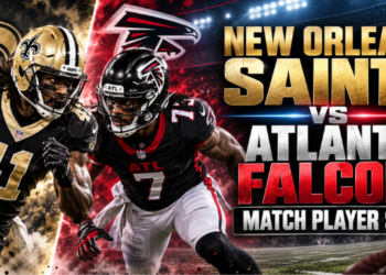 new orleans saints vs atlanta falcons match player stats