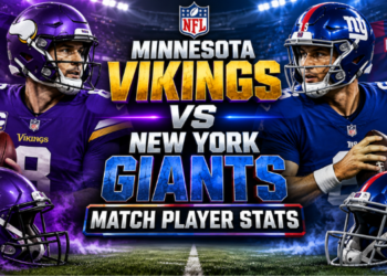 minnesota vikings vs new york giants match player stats