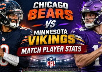 chicago bears vs minnesota vikings match player stats