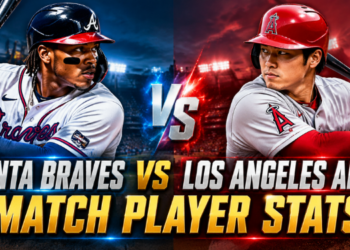 atlanta braves vs los angeles angels match player stats