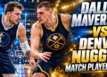 dallas mavericks vs denver nuggets match player stats